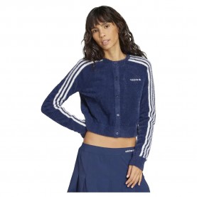 жилетка,дамски,пуловери,дамски,плетени,дрехи,adidas,originals,fluffy,knitted,cardigan,blue,(night,indigo)