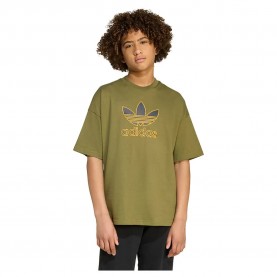 тениска,детски,тениски,adidas,originals,oversize,trefoil,short,sleeve,t,shirt,focus,olive,(green)