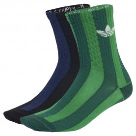 чорапи,мъжки,чорапи,дамски,чорапи,adidas,originals,striped,crew,socks,2,units,green,blue,(green,aurora,ivy,off,white)