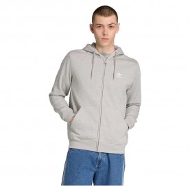 блуза,мъжки,пуловери,adidas,originals,trefoil,essentials,full,zip,sweatshirt,grey,(medium,grey,heather,white)