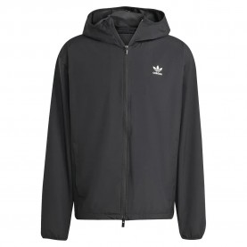Яке Adidas Originals Trefoil Essentials Woven jacket - Grey (Black) яке,мъжки,якета,дамски,якета,и,палта,adidas,originals,trefoil,essentials,woven,jacket,grey,(black)