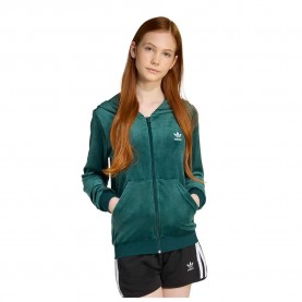 блуза,детски,блузи,adidas,originals,velour,full,zip,sweatshirt,aurora,ivy,white
