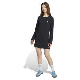 рокля,детски,поли,и,рокли,adidas,originals,wide,rib,dress,black,white,(black)