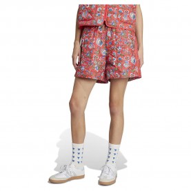 Къси панталони Adidas Originals X Liberty London Quilted shorts - Red (Semi Lucid Red / Multicolor) къси,панталони,дамски,панталони,adidas,originals,x,liberty,london,quilted,shorts,red,(semi,lucid,red,multicolor)