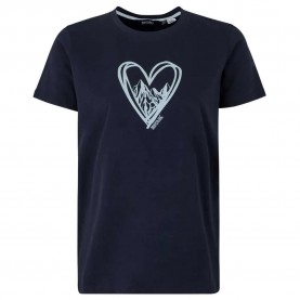 тениска,дамски,тениски,regatta,filandra,ix,short,sleeve,t,shirt,navy,heart,mountain,(blue)