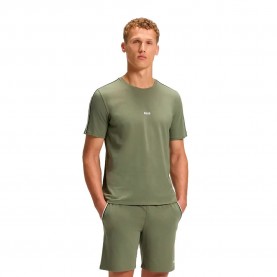 тениска,мъжки,пижами,boss,unique,10259900,02,short,sleeve,pyjama,t,shirt,green,(open,green)