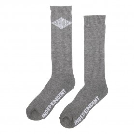 чорапи,мъжки,чорапи,independent,diamond,groundwork,crew,socks,white,black,(grey)