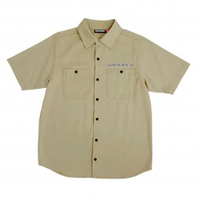 риза,с,къс,ръкав,мъжки,ризи,independent,union,work,short,sleeve,shirt,beige,(khaki)