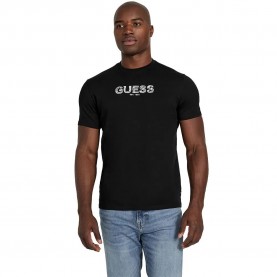 тениска,мъжки,тениски,guess,basic,embroidery,logo,short,sleeve,t,shirt,black,(jet,black,multi)