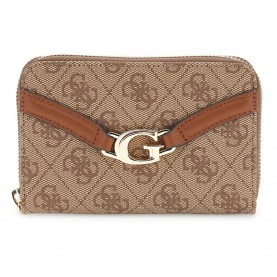 Guess Dea Slg Medium woman wallet - Brown (Latte Logo) портфейли,и,портмонета,guess,dea,slg,medium,woman,wallet,brown,(latte,logo)