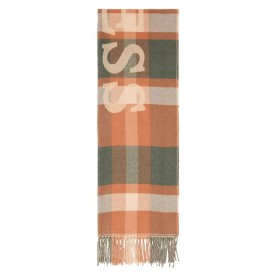 Шал Guess Jacquard 70X180 scarf - Brown (Brown / Green) шал,ръкавици,шапки,и,шалове,guess,jacquard,70x180,scarf,brown,(brown,green)