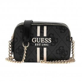 чанти,за,през,рамо,guess,noelle,ii,camera,crossbody,coal,logo,(black)