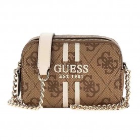 чанти,за,през,рамо,guess,noelle,ii,camera,crossbody,latte,logo,(brown)