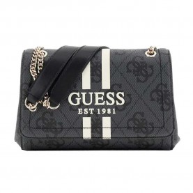 чанта,всички,чанти,guess,noelle,ii,cnvrtble,flap,bag,coal,logo,(grey)