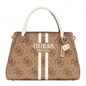 чанта,всички,чанти,guess,noelle,ii,luxury,satchel,bag,latte,logo,(brown)