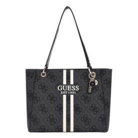 чанта,всички,чанти,guess,noelle,ii,tote,bag,coal,logo,(black)