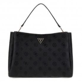 чанта,всички,чанти,guess,tisha,large,girlfriend,satchel,bag,black,logo