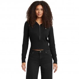 жилетка,дамски,пуловери,дамски,плетени,дрехи,guess,jeans,cable,hoodie,cardigan,jet,black,a996