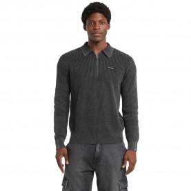 Блуза Guess jeans Collar half zip sweatshirt - Jet Black A996 блуза,мъжки,пуловери,guess,jeans,collar,half,zip,sweatshirt,jet,black,a996