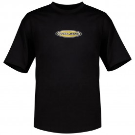 Тениска Guess jeans Oversize short sleeve T-shirt - Jet Black A996 тениска,мъжки,тениски,guess,jeans,oversize,short,sleeve,t,shirt,jet,black,a996