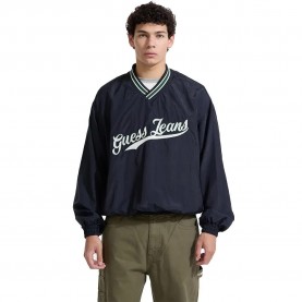 яке,мъжки,якета,guess,jeans,pull,windbraker,jacket,daring,ocean,(blue)