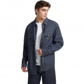 риза,с,дълъг,ръкав,мъжки,ризи,guess,jeans,regular,denim,long,sleeve,shirt,blue,(new,dark,rinse,wa)
