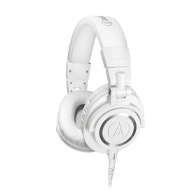 слушалки,слушалки,audio,technica,m50w,pro,headphones,white,(white)