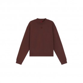 тениска,дамски,тениски,hugo,daxandria,10249110,long,sleeve,t,shirt,brown,(dark,brown)