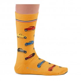 чорапи,мъжки,чорапи,sock,affairs,2cv,long,socks,orange,(orange)