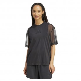 Тениска Adidas All SZN Soft Lux Mesh short sleeve T-shirt - Black (Black) тениска,мъжки,тениски,дамски,тениски,adidas,all,szn,soft,lux,mesh,short,sleeve,t,shirt,black,(black)