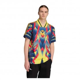Тениска Adidas Arsenal LF short sleeve T-shirt - Multicolor (Yellow / Pure Ruby / Night Indigo) тениска,мъжки,тениски,дамски,тениски,adidas,arsenal,lf,short,sleeve,t,shirt,multicolor,(yellow,pure,ruby,night,indigo)