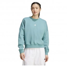 блуза,дамски,блузи,adidas,essentials,small,logo,feelcozy,sweatshirt,powder,teal,white,(blue)