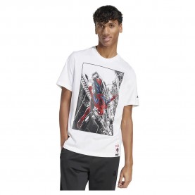 Тениска Adidas Marvel Spider-Man short sleeve T-shirt - White (White) тениска,мъжки,тениски,дамски,тениски,adidas,marvel,spider,man,short,sleeve,t,shirt,white,(white)