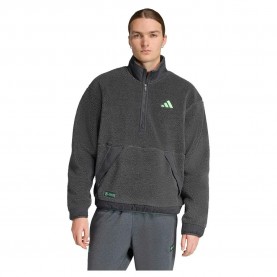 Поларена блуза Adidas Mercedes-AMG Petronas Formula One Team Premium Fleece half zip sweatshirt - Grey (Dgh Solid Grey) поларена,блуза,мъжки,пуловери,adidas,mercedes,amg,petronas,formula,one,team,premium,fleece,half,zip,sweatshirt,grey,(dgh,solid,grey)