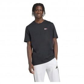 тениска,мъжки,тениски,adidas,pennant,trim,graphic,short,sleeve,t,shirt,black,(black)