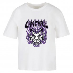 тениска,дамски,тениски,miss,tee,always,on,fire,short,sleeve,t,shirt,white,(white)