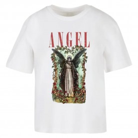 тениска,дамски,тениски,miss,tee,angel,short,sleeve,t,shirt,white,(multicolor)