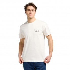 тениска,мъжки,тениски,lee,112370517,short,sleeve,t,shirt,ecru,(beige)