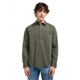 риза,с,дълъг,ръкав,мъжки,ризи,lee,patch,long,sleeve,shirt,green,(olive,grey)
