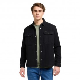 мъжки,якета,lee,relaxed,overshirt,unionall,black,(black)
