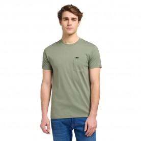 тениска,мъжки,тениски,lee,ultimate,pocket,short,sleeve,t,shirt,olive,stone,(green)