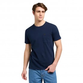 тениска,мъжки,тениски,lee,ultimate,pocket,short,sleeve,t,shirt,rivet,navy,(blue)