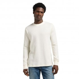 тениска,мъжки,тениски,lee,waffle,long,sleeve,t,shirt,ecru,(beige)