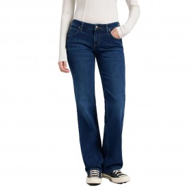 дънки,дамски,панталони,lee,zoe,regular,fit,jeans,no,foul,(blue)