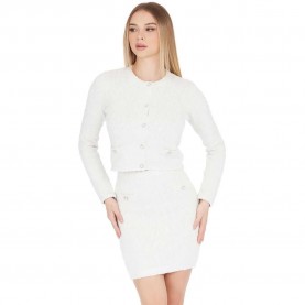 жилетка,дамски,пуловери,дамски,плетени,дрехи,guess,w5rr20z3l21,cardigan,white