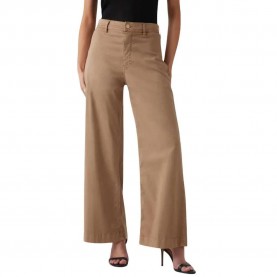 панталони,дамски,панталони,guess,w5ga1ywh7b1,relaxed,fit,high,waist,pants,wet,sand,(brown)