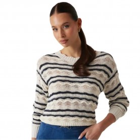 блуза,дамски,пуловери,дамски,плетени,дрехи,guess,w5gr35z3nj0,sweater,beige,(cream,white,w,blue)