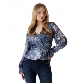 дамски,блузи,дамски,ризи,guess,w5rh19wgwv2,long,sleeve,blouse,indigo,toile,de,jouy,(blue)