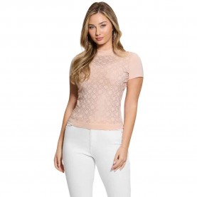 тениска,дамски,тениски,guess,w5ri15j1314,short,sleeve,t,shirt,mellow,pink,(pink)