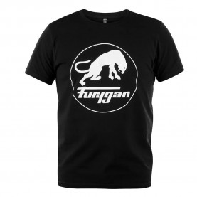 Тениска Furygan Corpo Logo short sleeve T-shirt - Black (Black / White) тениска,мъжки,тениски,дамски,тениски,furygan,corpo,logo,short,sleeve,t,shirt,black,(black,white)